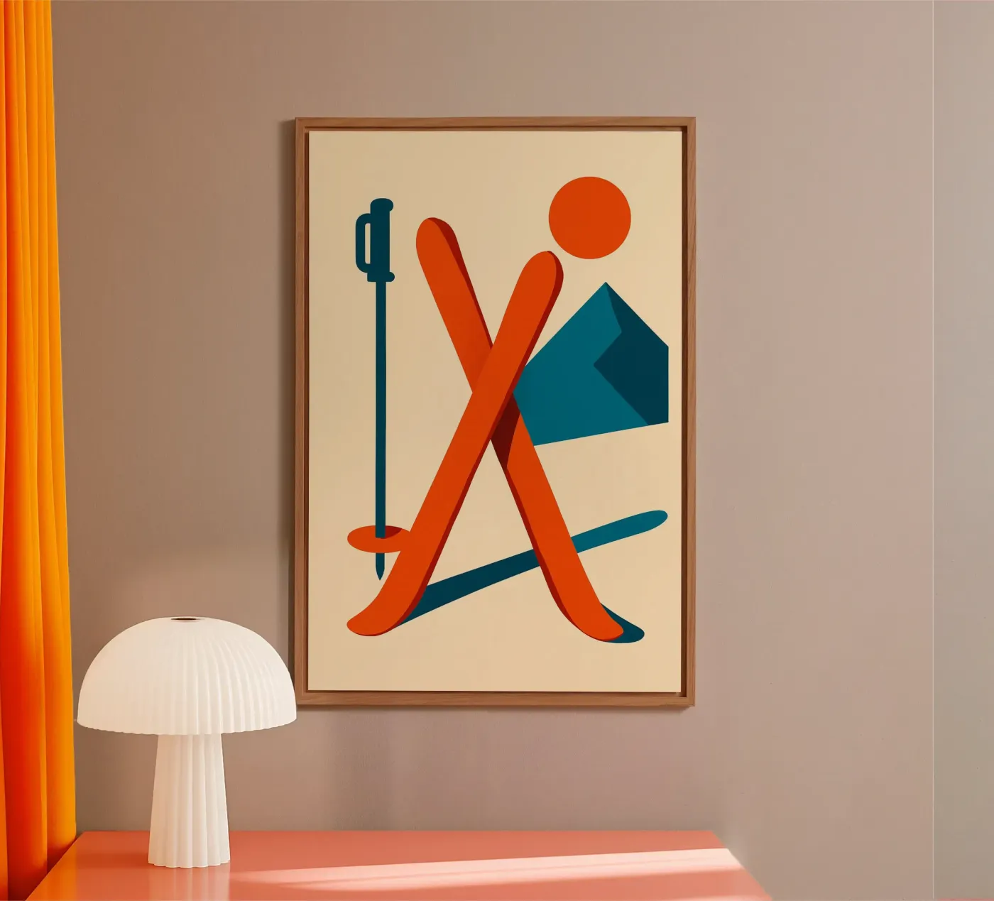 Sci minimo alluminio dibond da JETLAG | affiches voyage