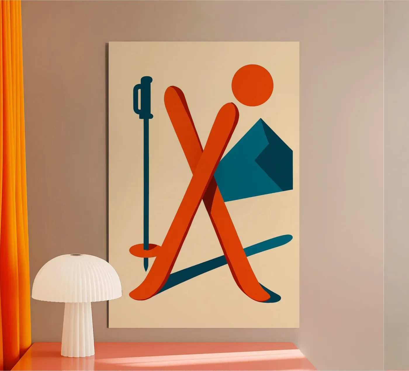 Sci minimo alluminio dibond da JETLAG | affiches voyage