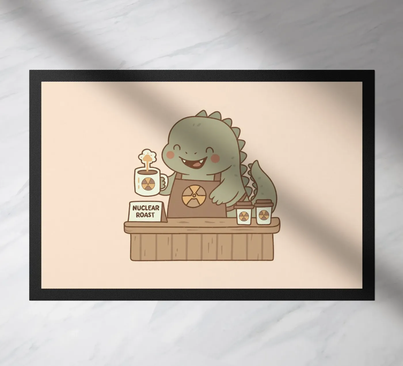 Nuclear Roast doormat by Loobs