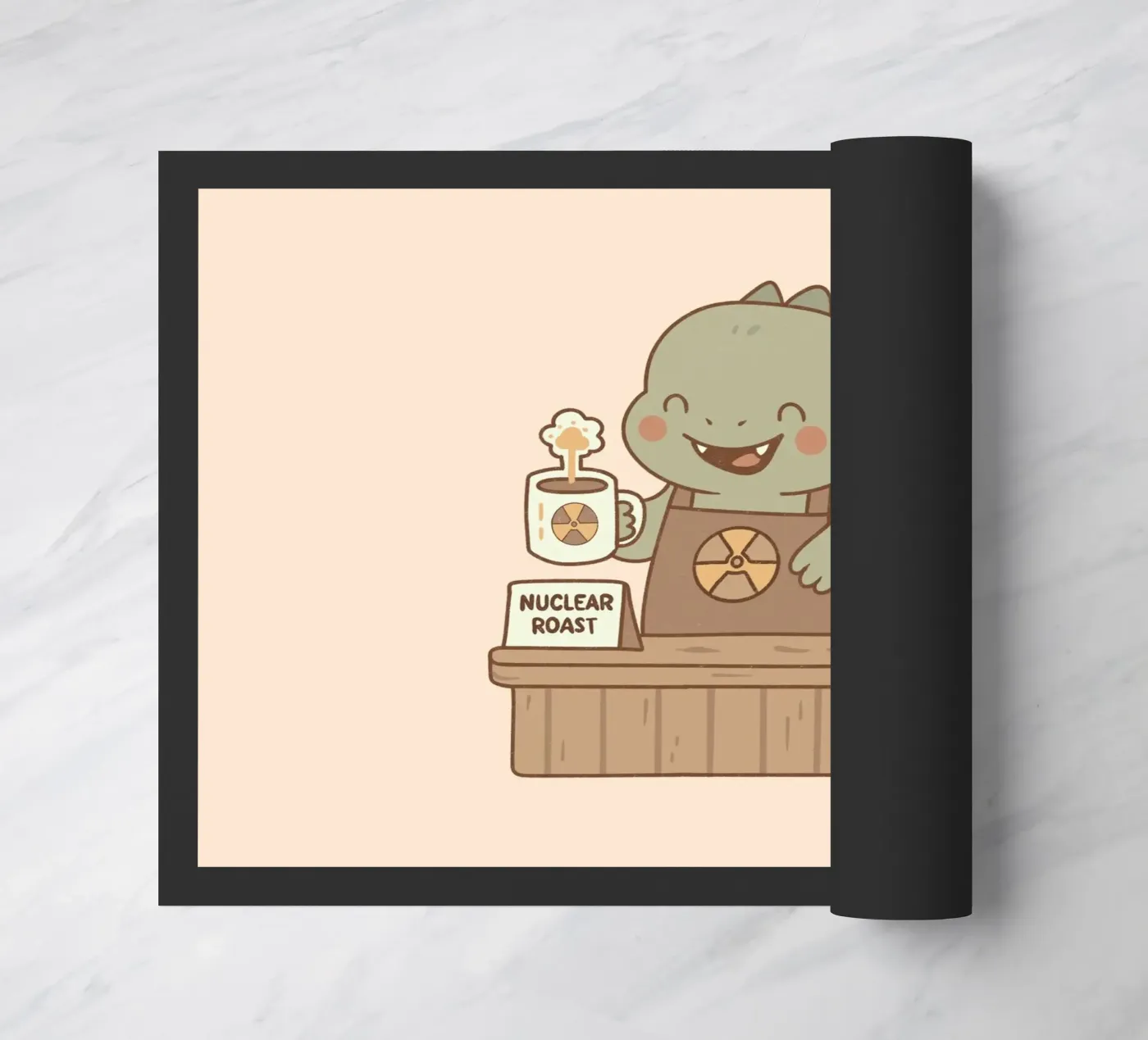 Nuclear Roast doormat by Loobs