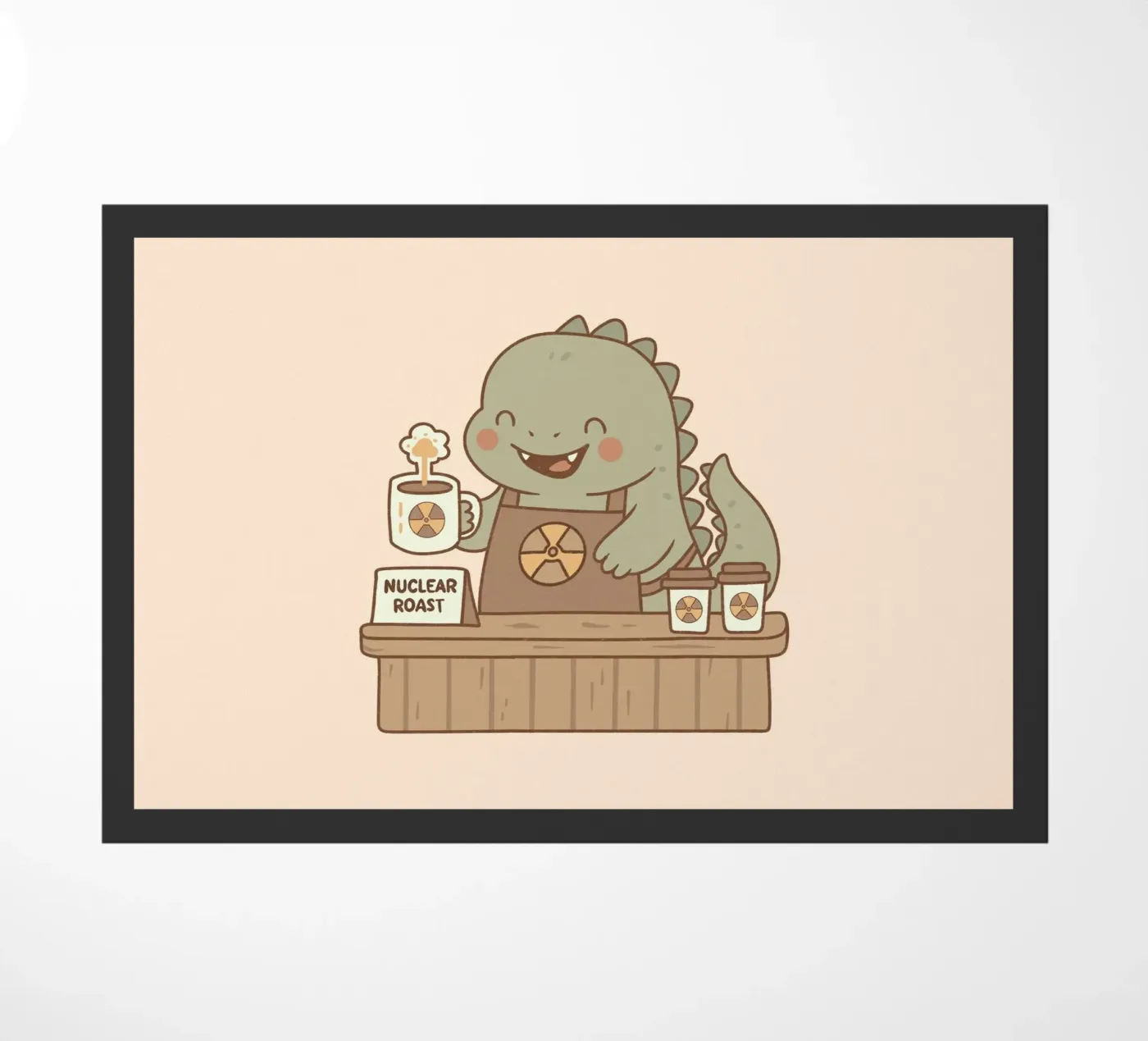 Nuclear Roast doormat by Loobs