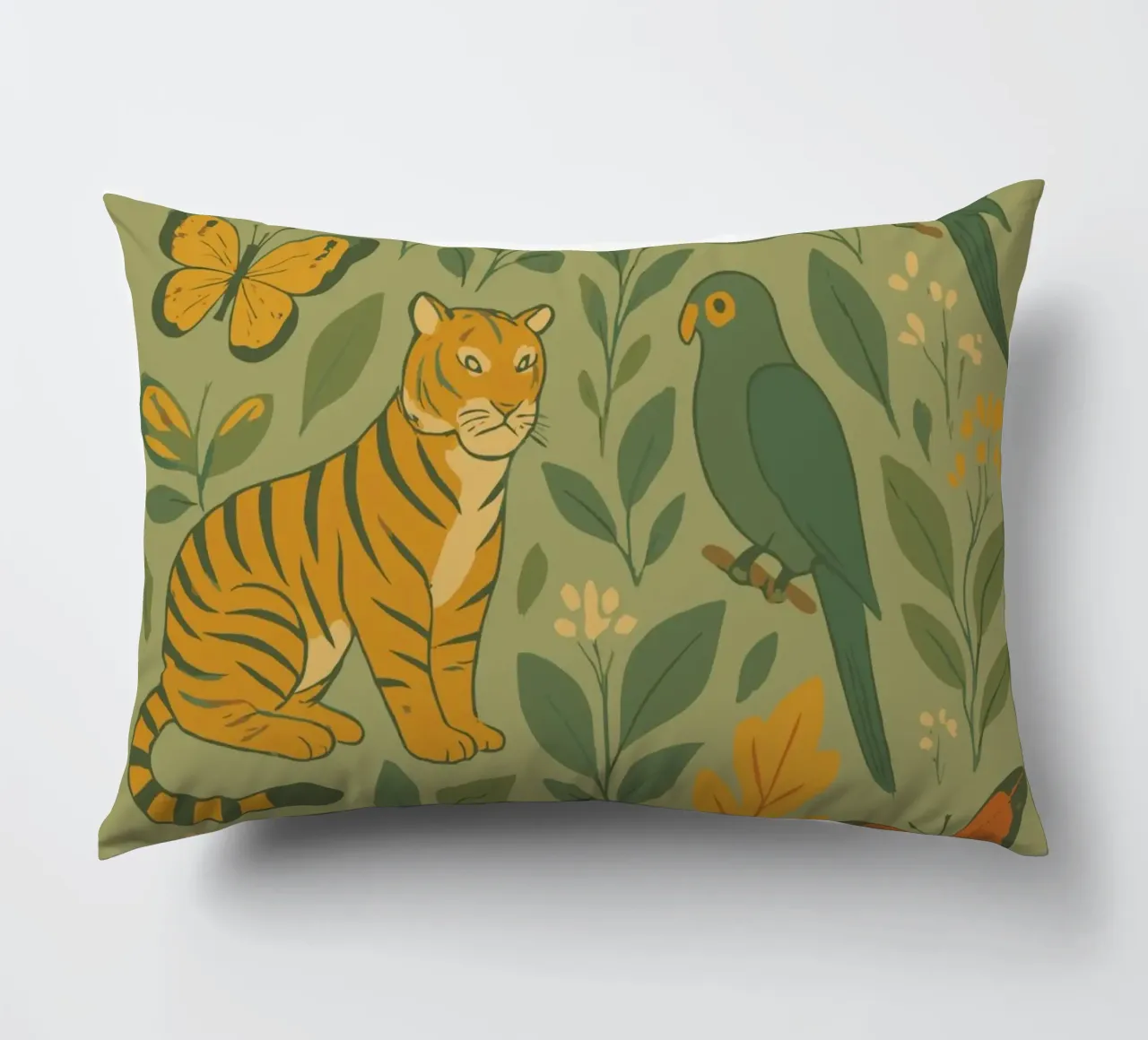 tigers in the jungle decorative cushion by My Home Private Design