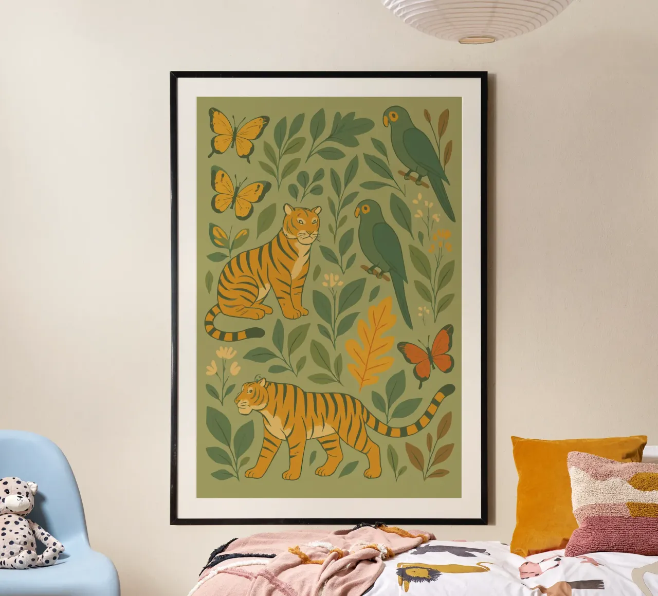 tigers in the jungle hahnemühle by My Home Private Design