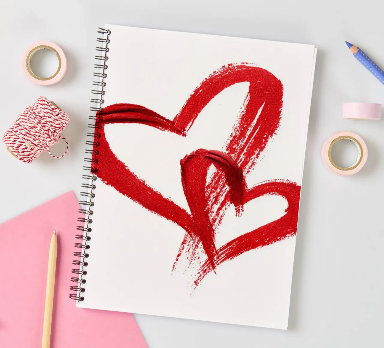 Amore semplice diario ad anelli da Motivate-Today