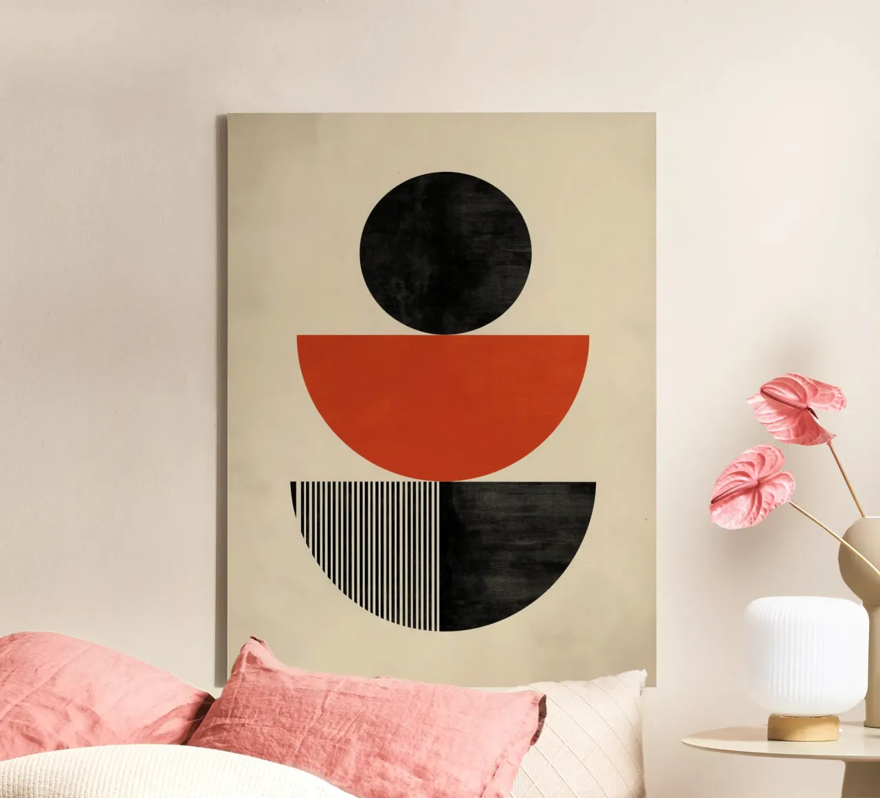 Disturbed balance | Geometry study in Bauhaus style canvas by Autofocus