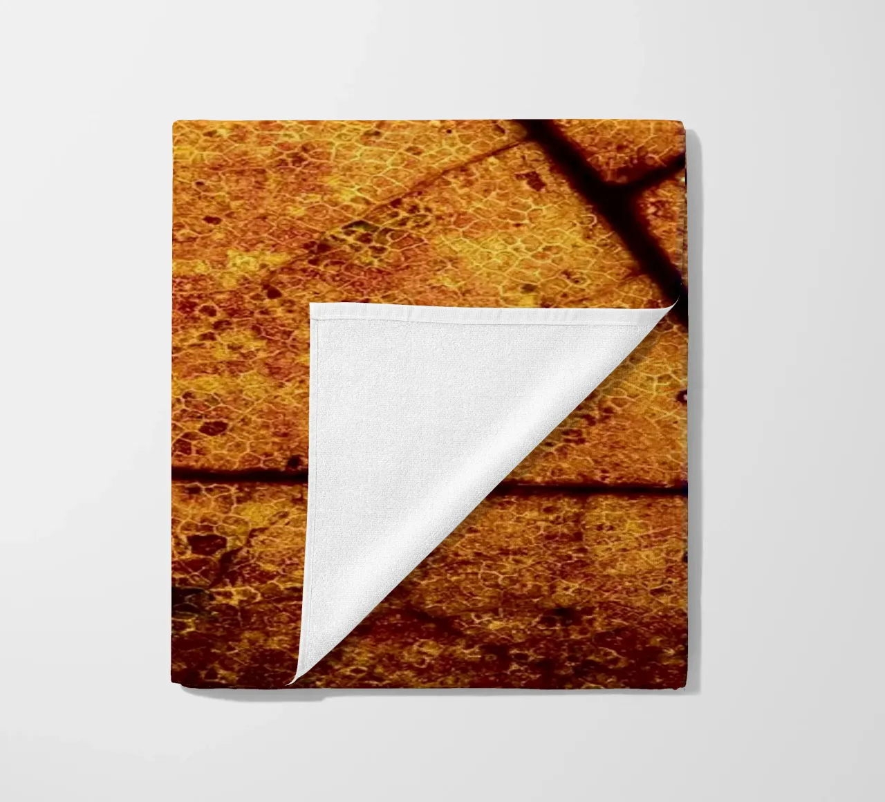 Herbstblatt in Nahaufnahme mit Adermuster telo mare da Bilderwelt - Kunst für die Wand