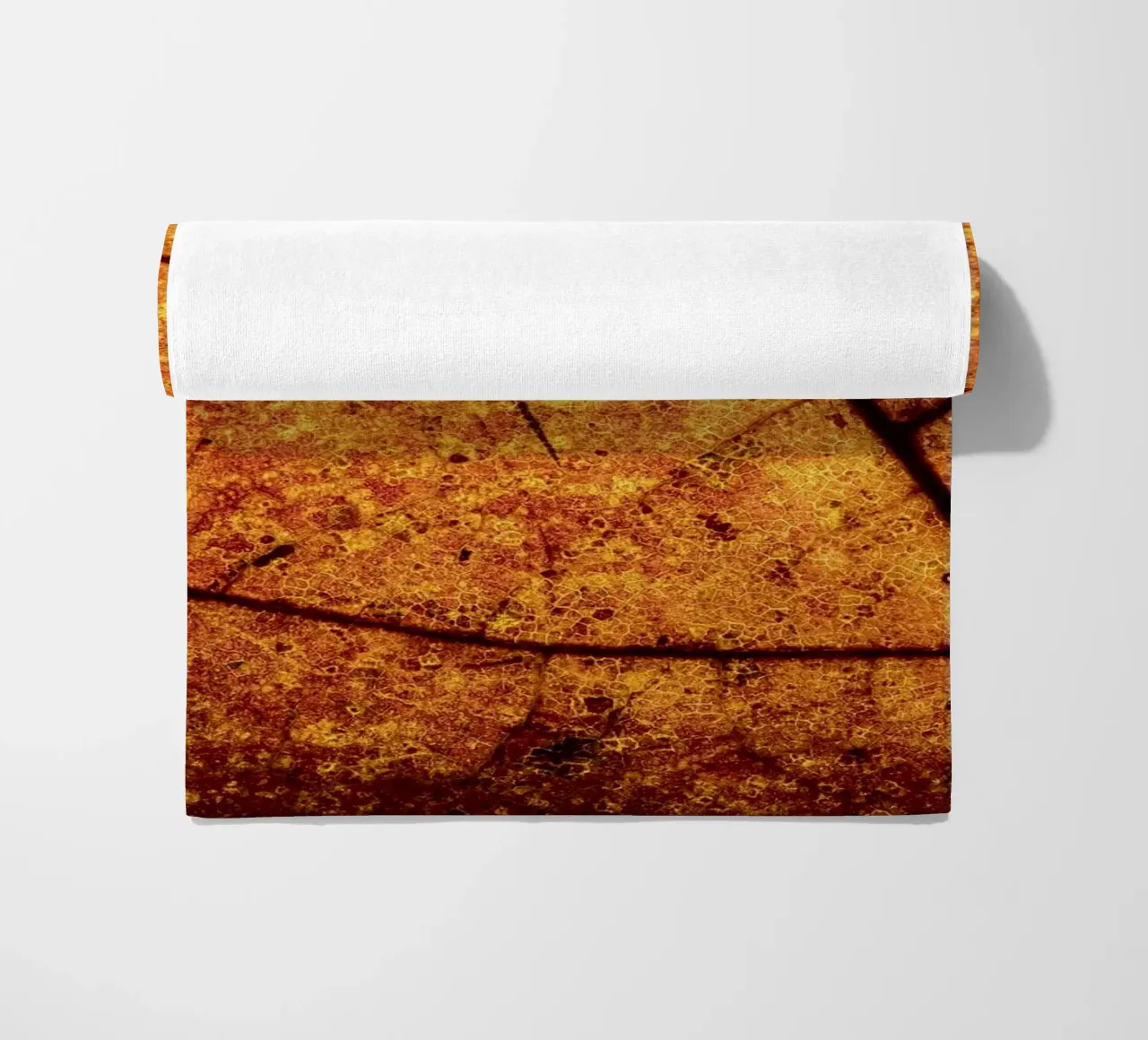 Herbstblatt in Nahaufnahme mit Adermuster telo mare da Bilderwelt - Kunst für die Wand