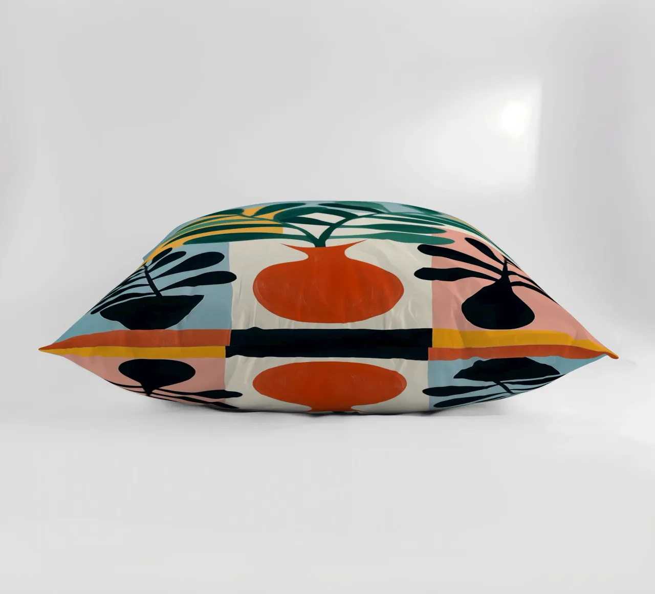 Composizione botanica con aree colorate cuscino da Autofocus