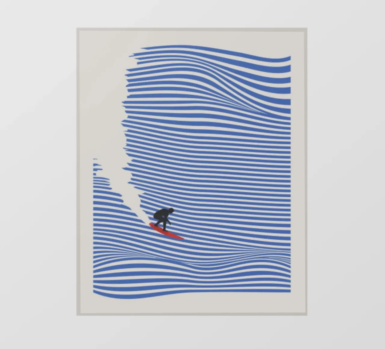 Lets Go Surfing pvc cover by cosmos studio
