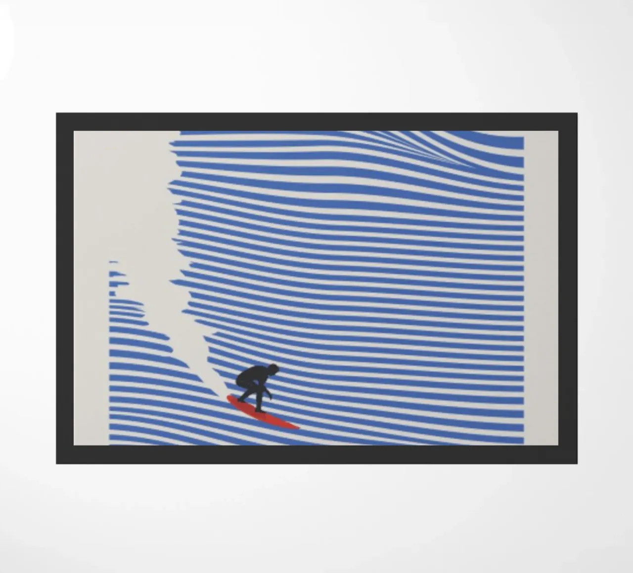Vamos a surfear felpudo de cosmos studio