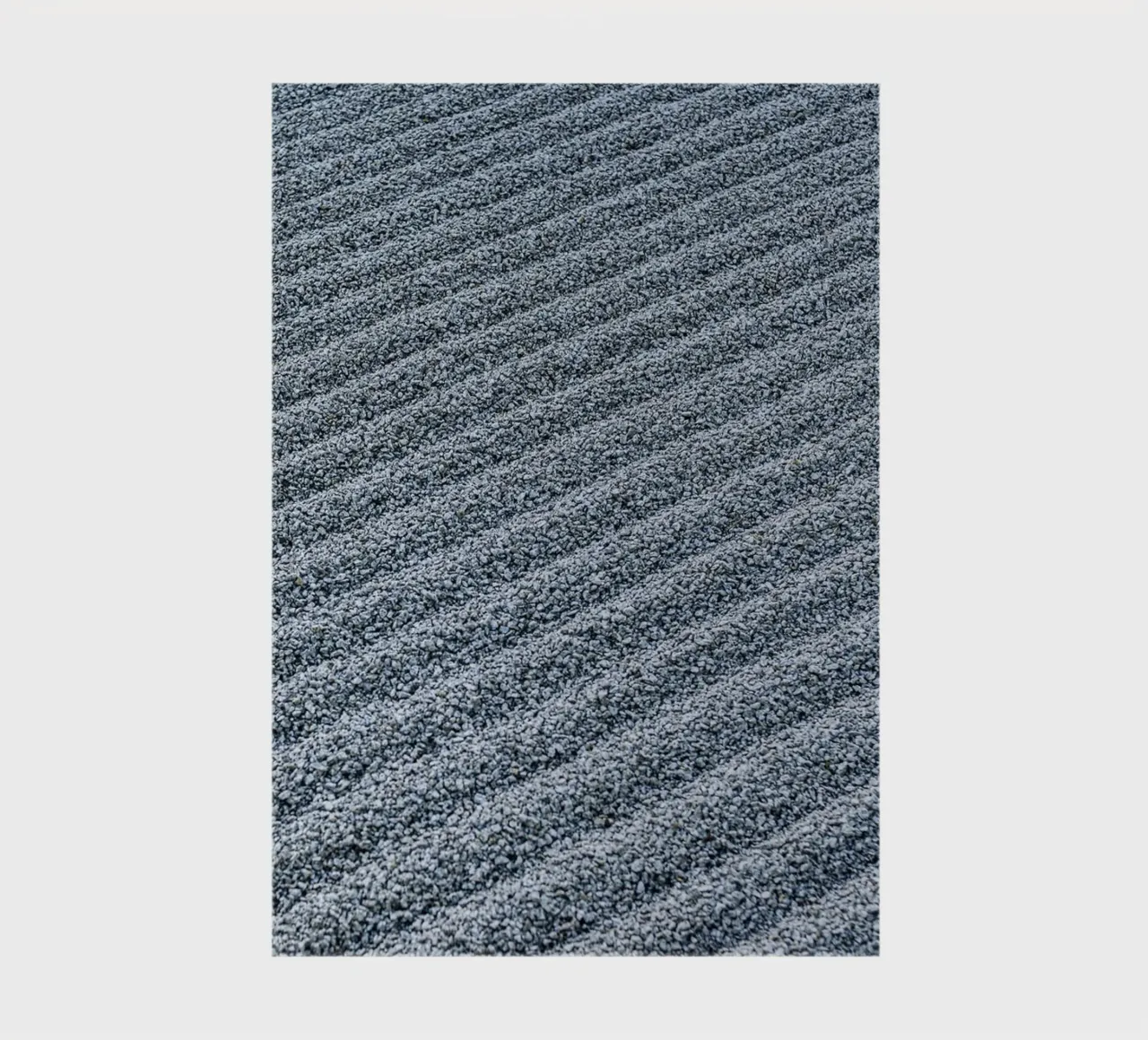 Pebble pattern in the Zen garden - lines of tranquillity notebook by Bilderwelt - Kunst für die Wand