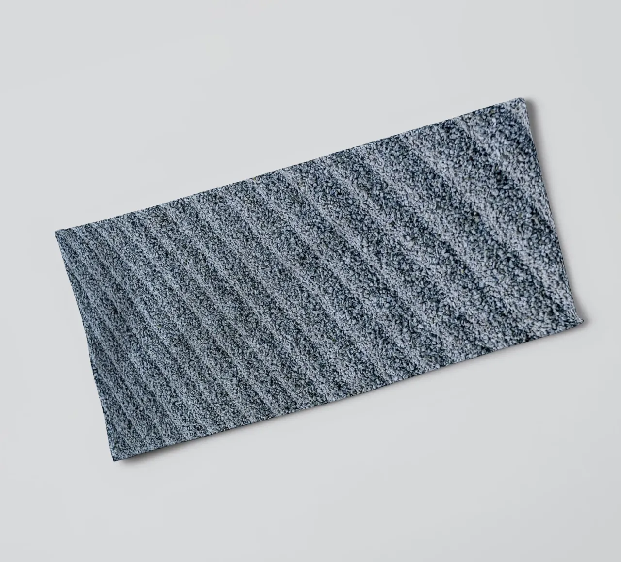 Pebble pattern in the Zen garden - lines of tranquillity towel by Bilderwelt - Kunst für die Wand