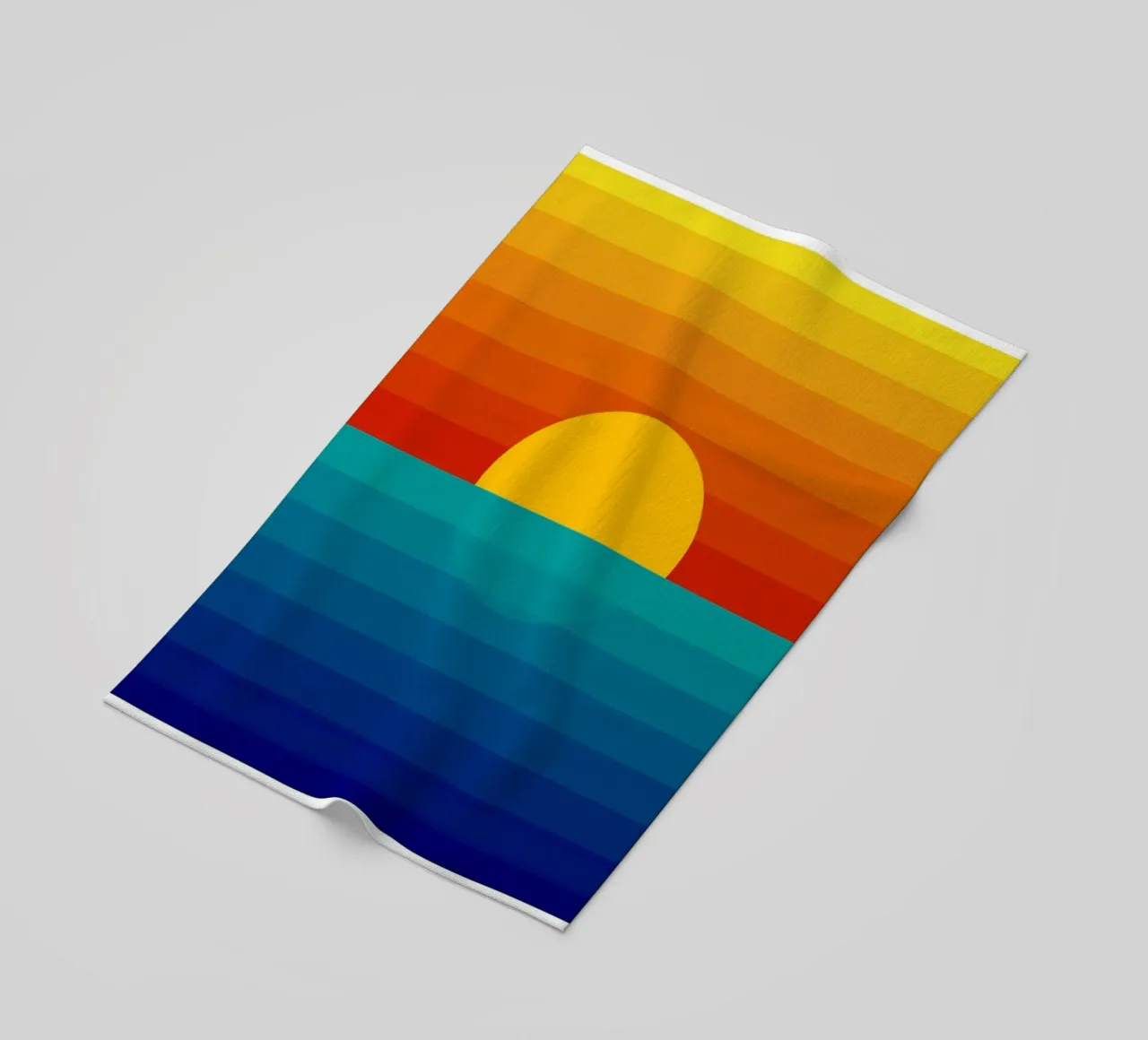 Gradazione Tramonto telo mare da cosmos studio