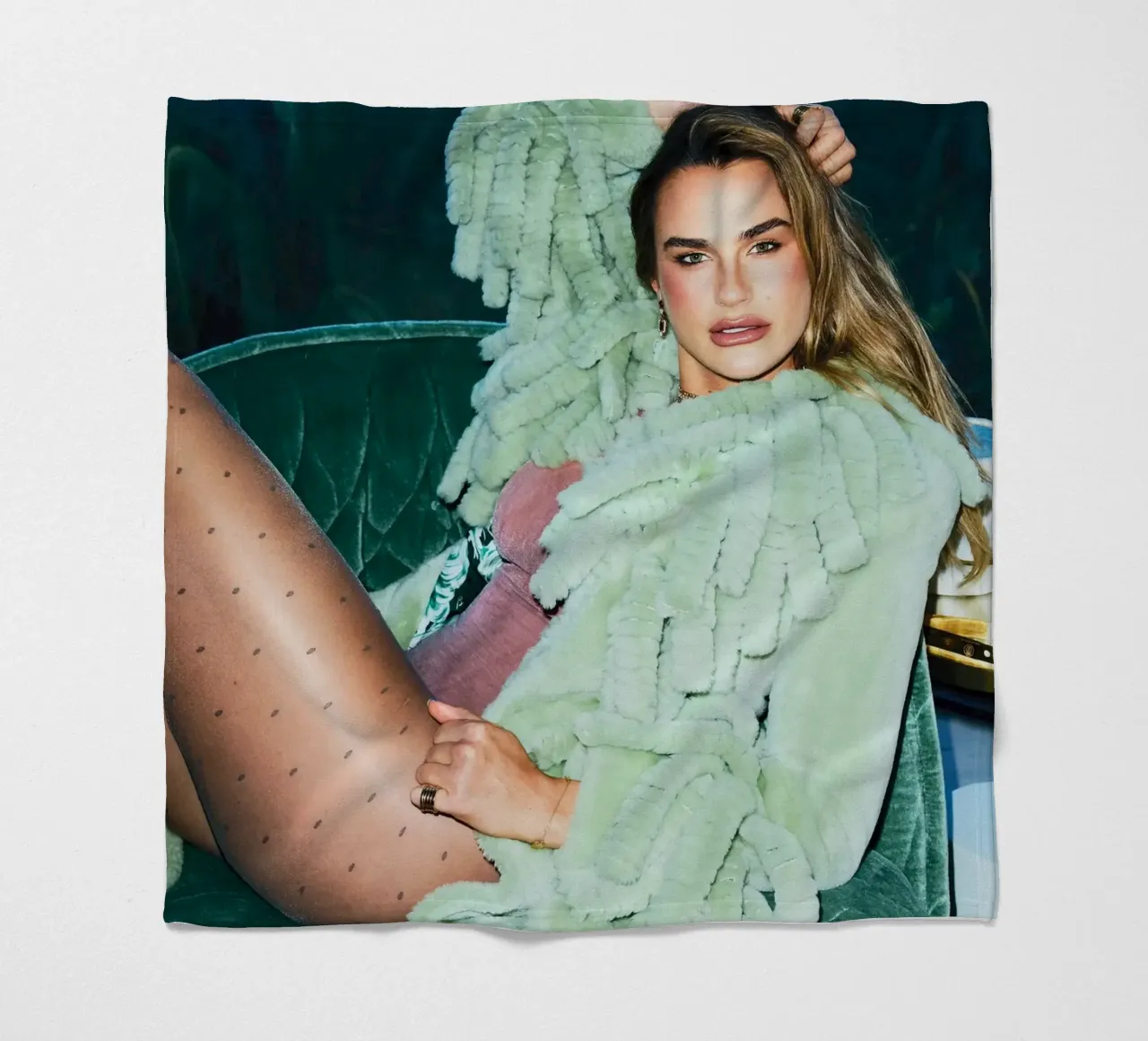 Poster di bellezza di Aryna Sabalenka coperta in pile da aijanurmine