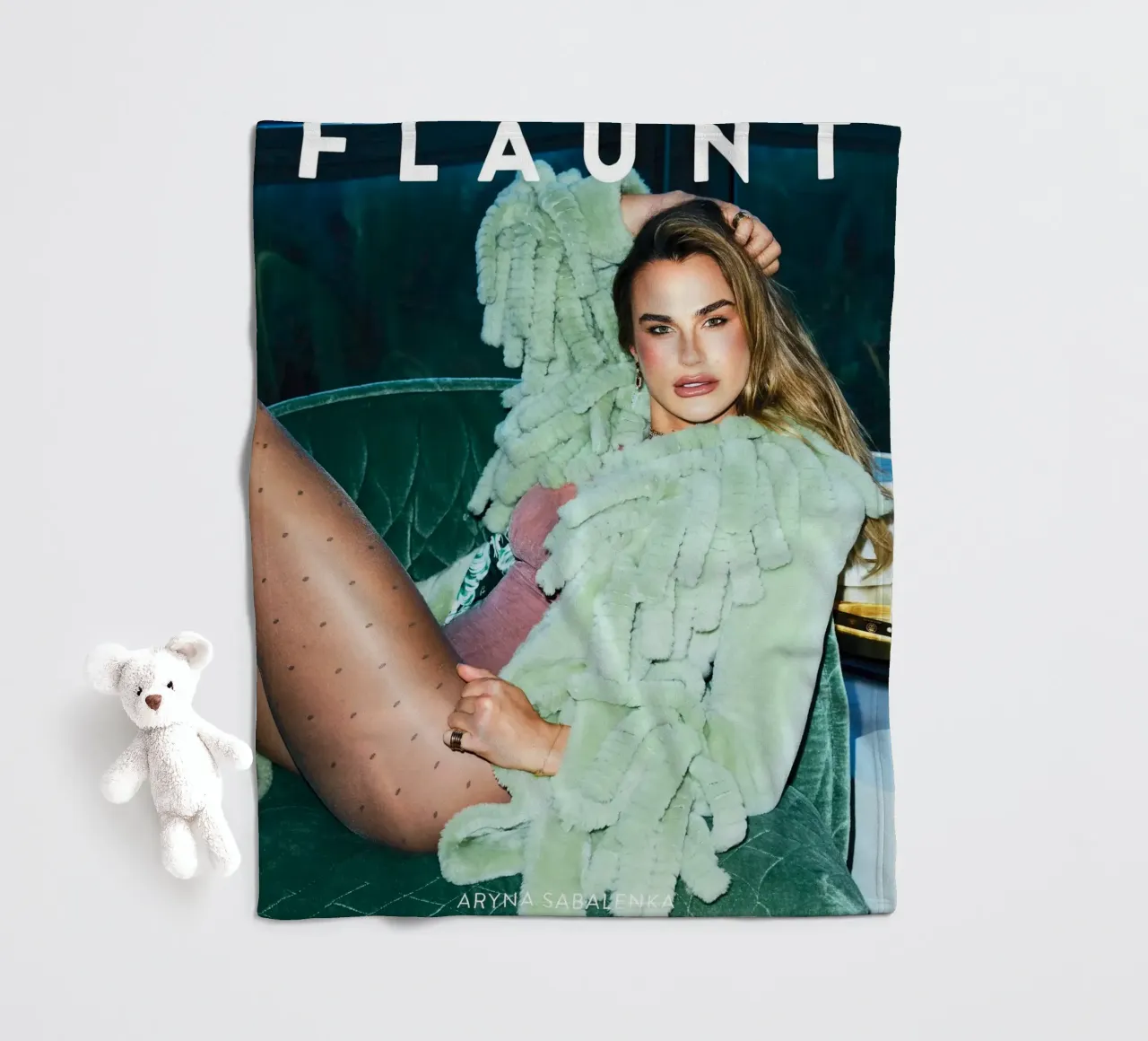 Poster di bellezza di Aryna Sabalenka coperta in pile da aijanurmine