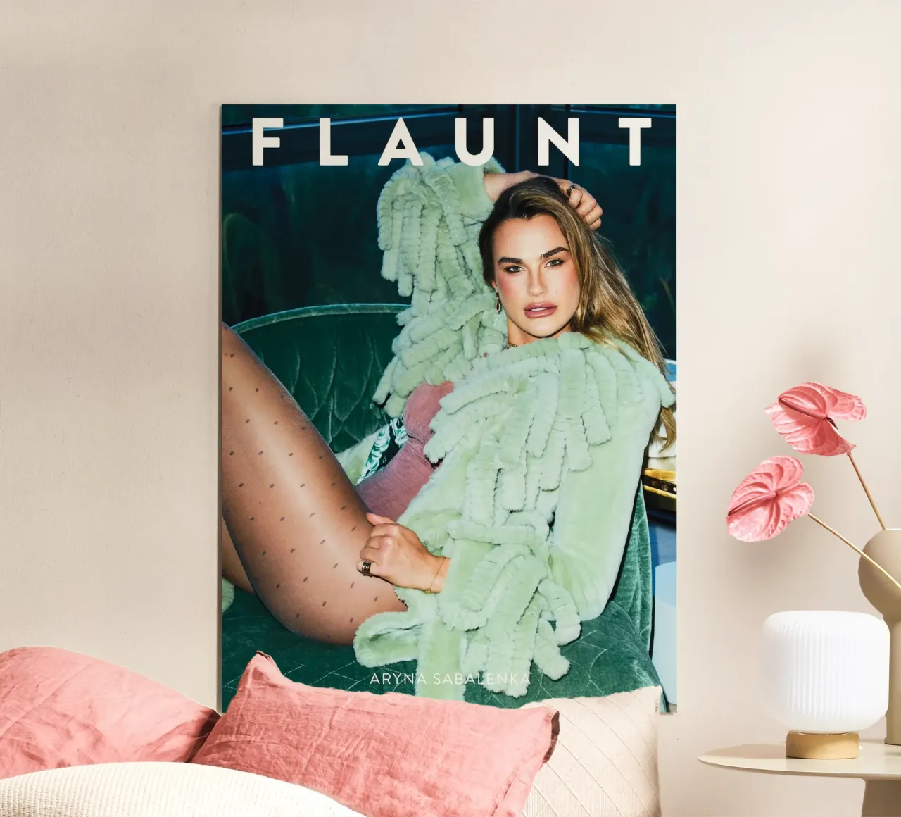 Poster di bellezza di Aryna Sabalenka carta hahnemühle da aijanurmine