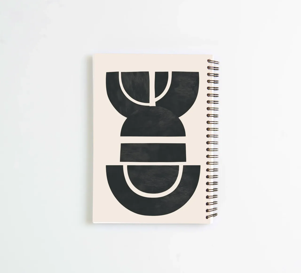 Geometric Rhythm 2 spiral notebook by Nadjaa