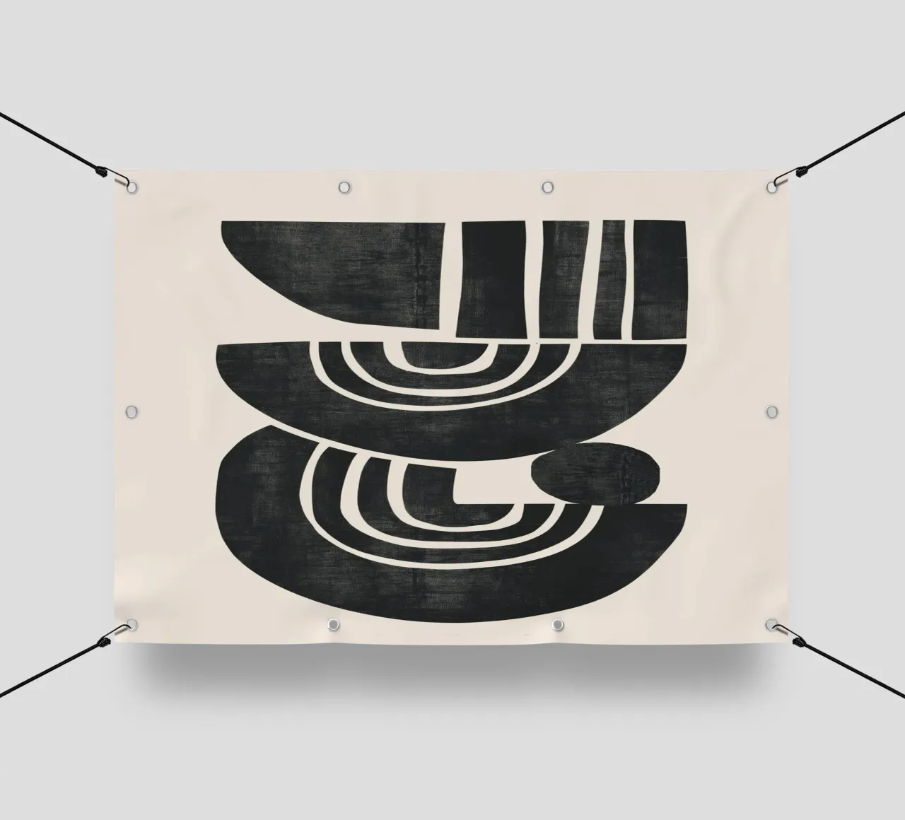 Geometric Rhythm 3 telo in pvc da Nadjaa