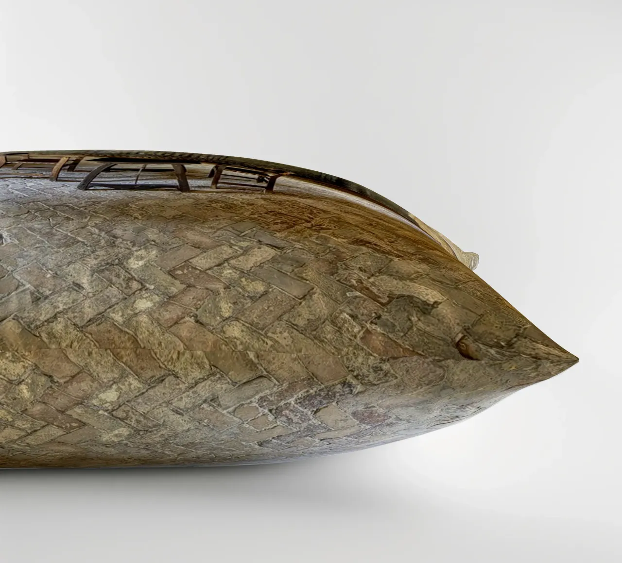 Mudéjar-Raum mit Fliesen und Holzdecke Kissen von Bilderwelt - Kunst für die Wand