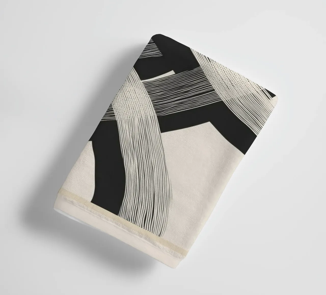 Interwoven Lines Abstract Art 1 asciugamano da bagno da Nadjaa