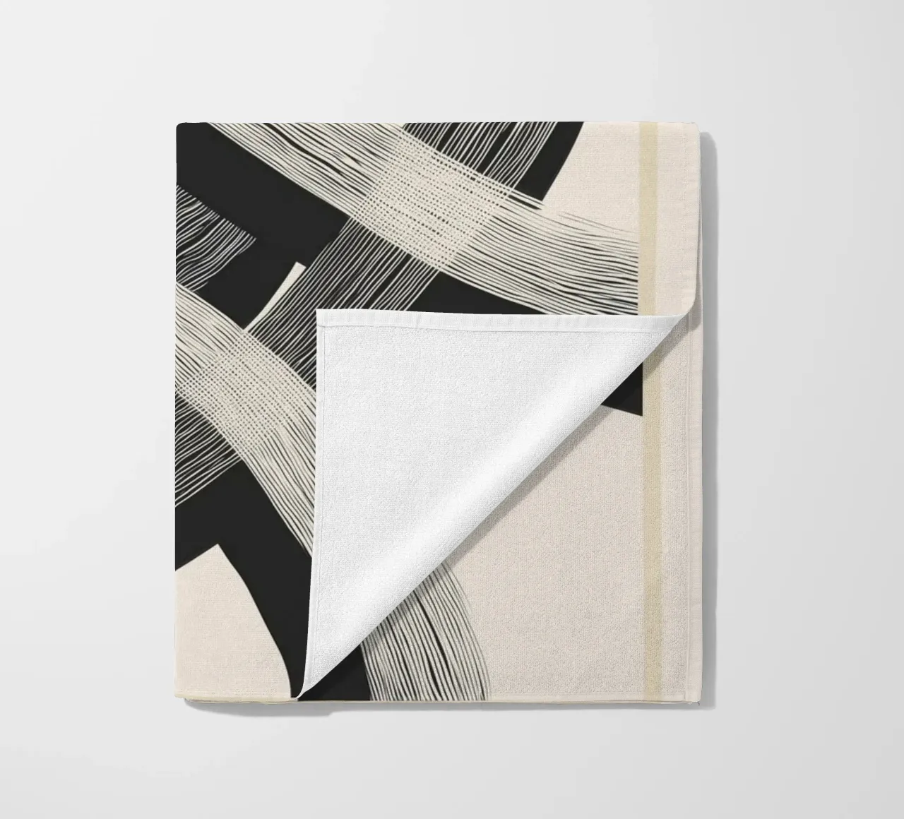 Interwoven Lines Abstract Art 1 telo mare da Nadjaa