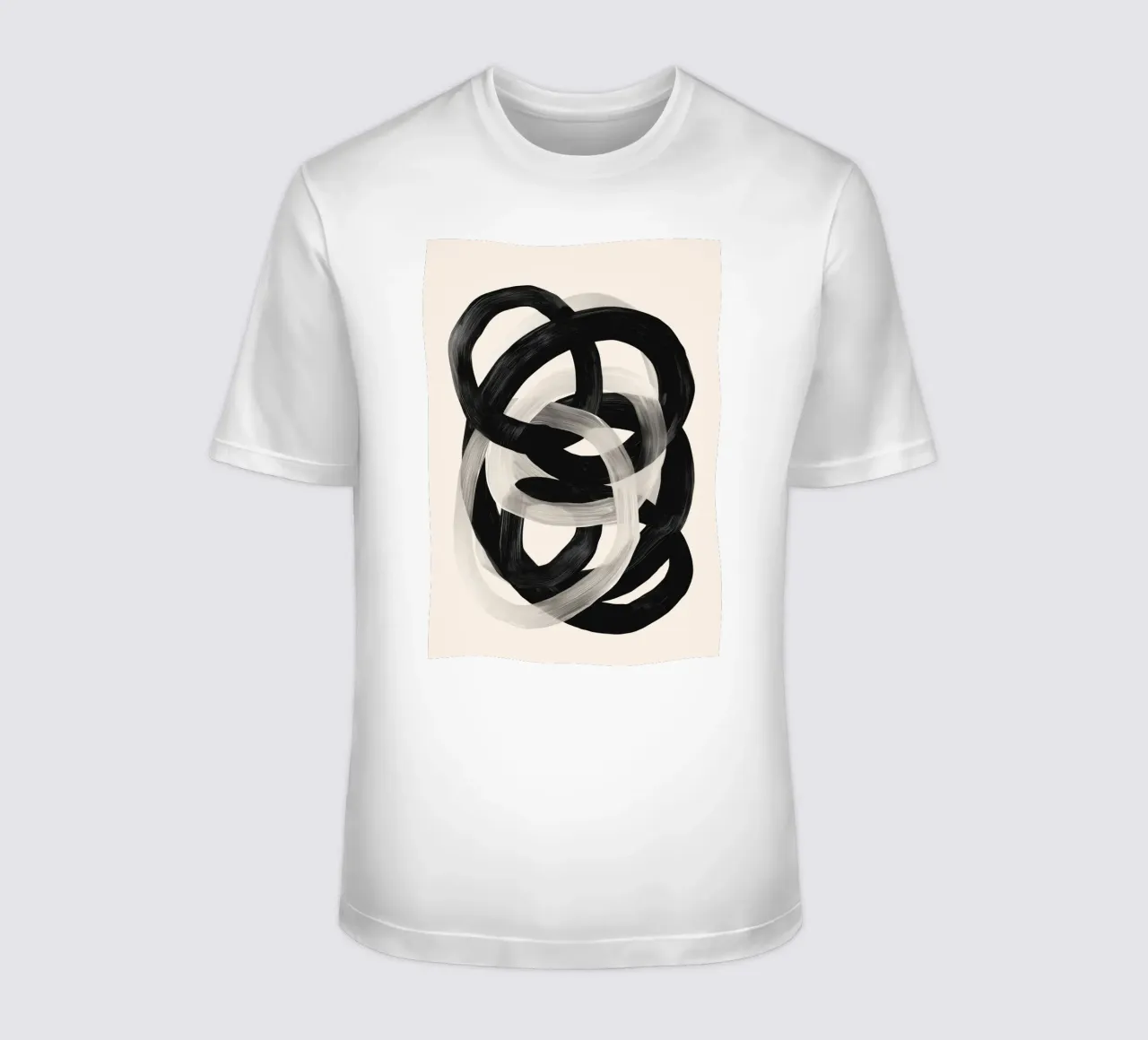 Interwoven Lines Abstract Art 2 t-shirt da Nadjaa