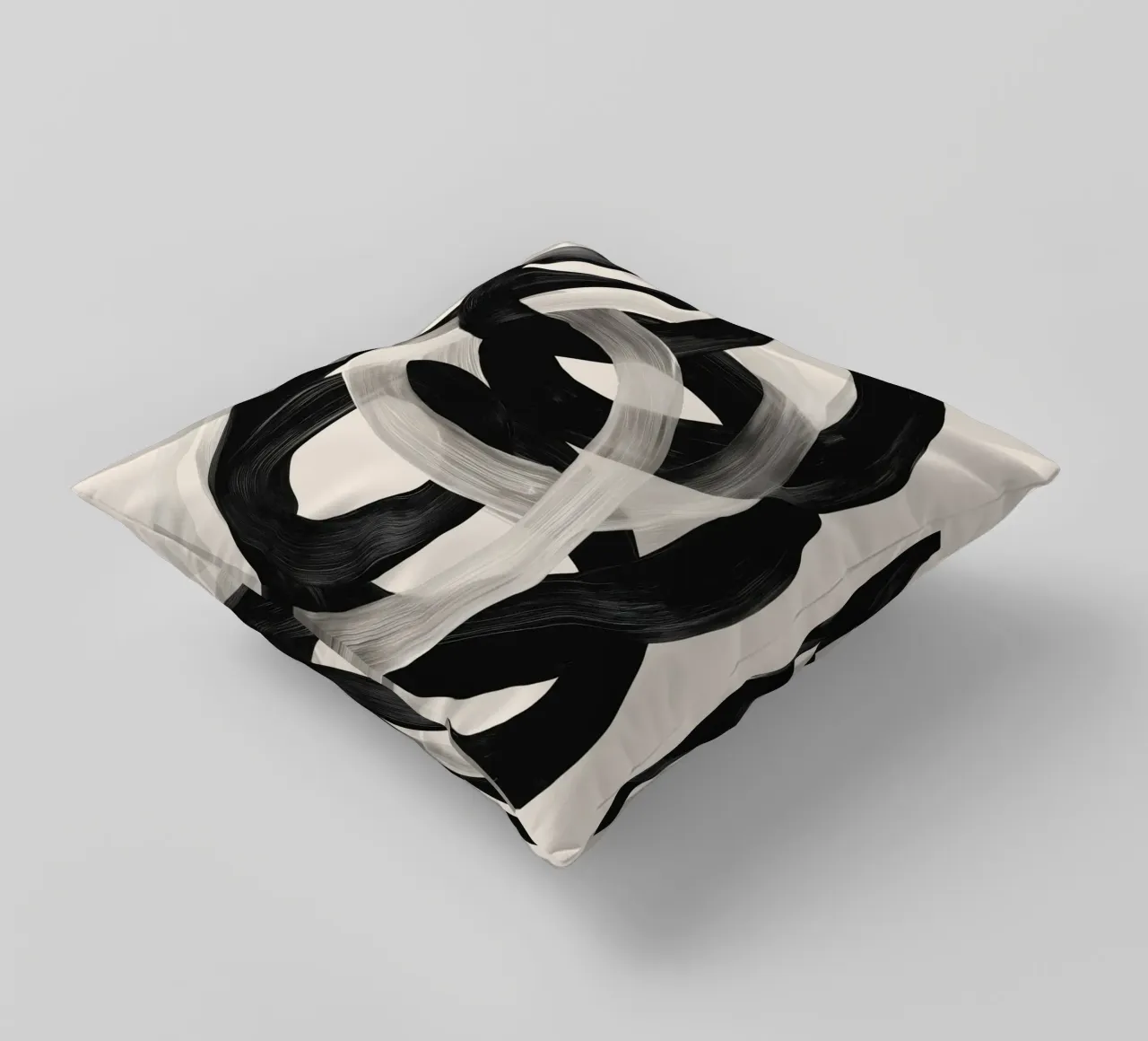 Interwoven Lines Abstract Art 2 cuscino da Nadjaa