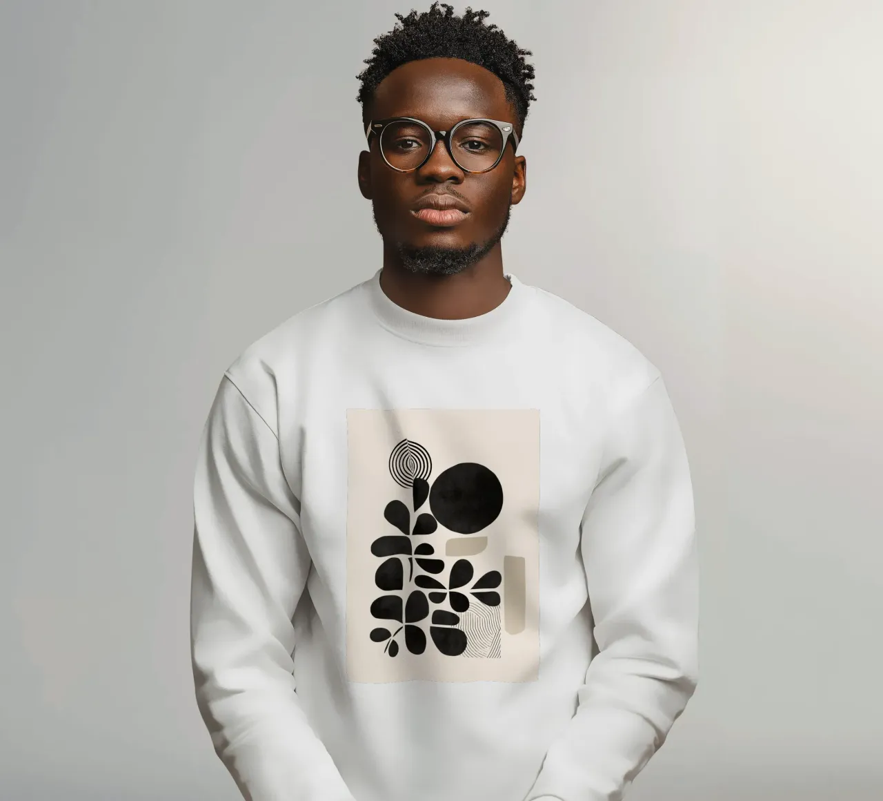 Modern Botanicals – Abstract Minimalist Shapes felpa da Nadjaa