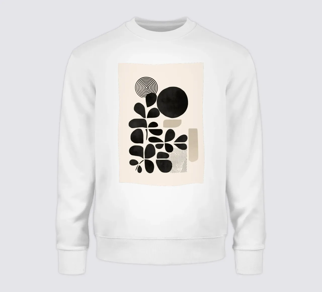 Modern Botanicals – Abstract Minimalist Shapes felpa da Nadjaa