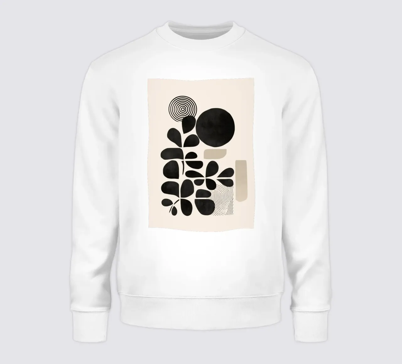 Modern Botanicals – Abstract Minimalist Shapes felpa da Nadjaa