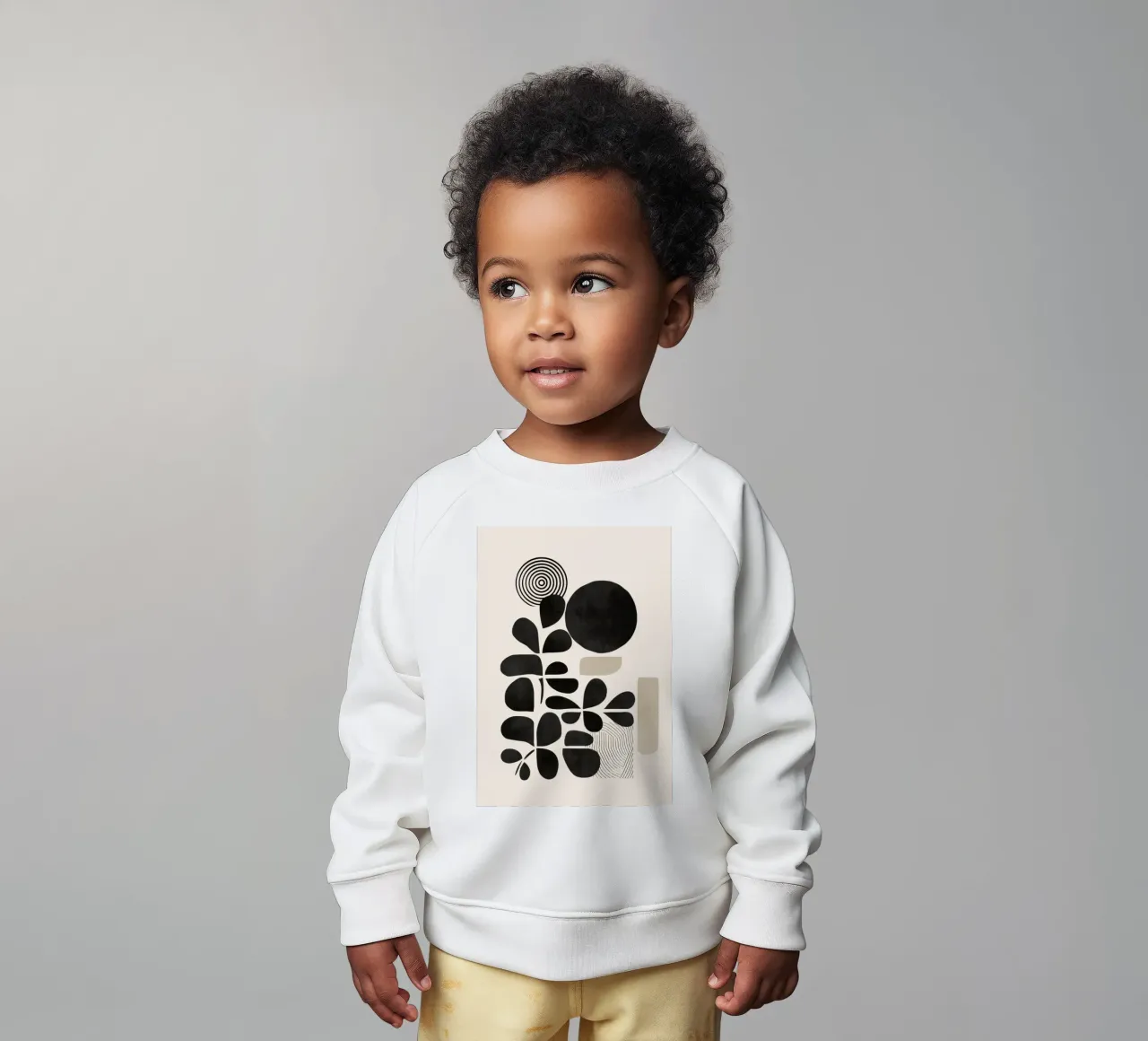 Modern Botanicals – Abstract Minimalist Shapes felpa neonato da Nadjaa