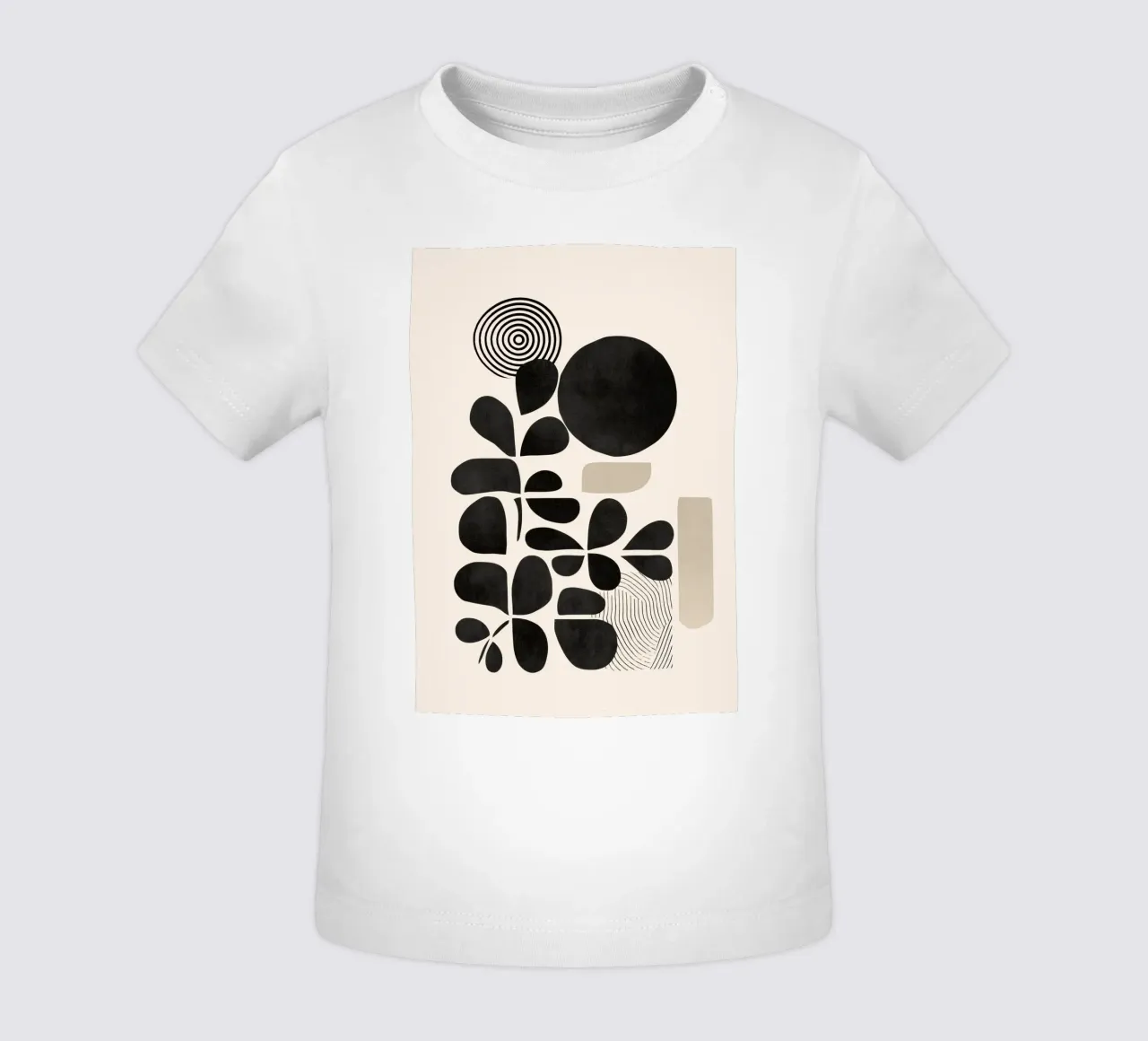 Modern Botanicals – Abstract Minimalist Shapes maglietta neonato da Nadjaa