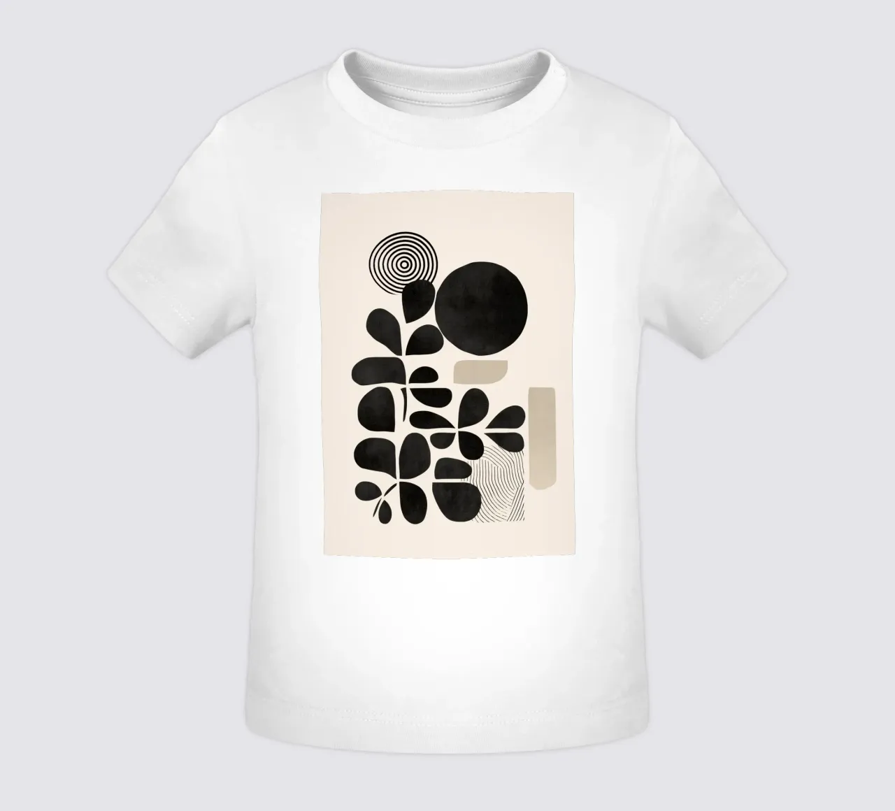 Modern Botanicals – Abstract Minimalist Shapes maglietta neonato da Nadjaa