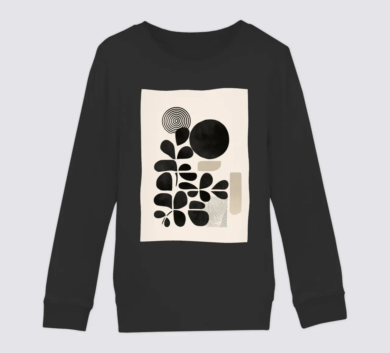 Modern Botanicals – Abstract Minimalist Shapes felpa bambino da Nadjaa