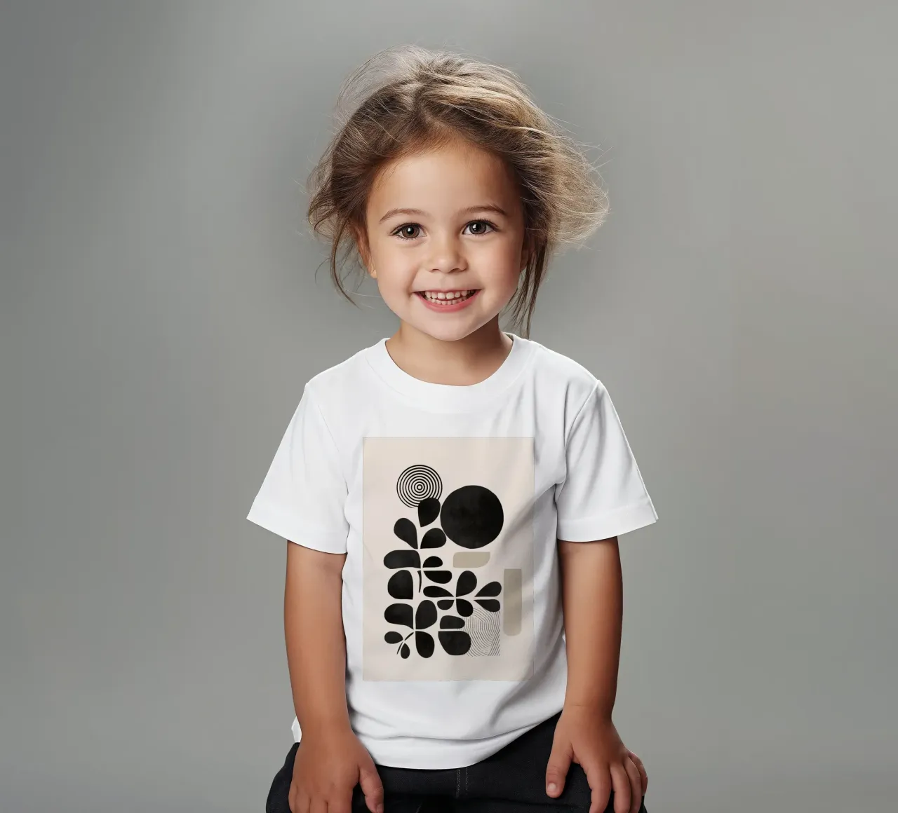 Modern Botanicals – Abstract Minimalist Shapes t-shirt bambini da Nadjaa