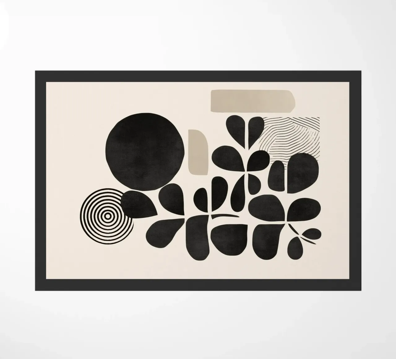 Modern Botanicals – Abstract Minimalist Shapes zerbino da Nadjaa