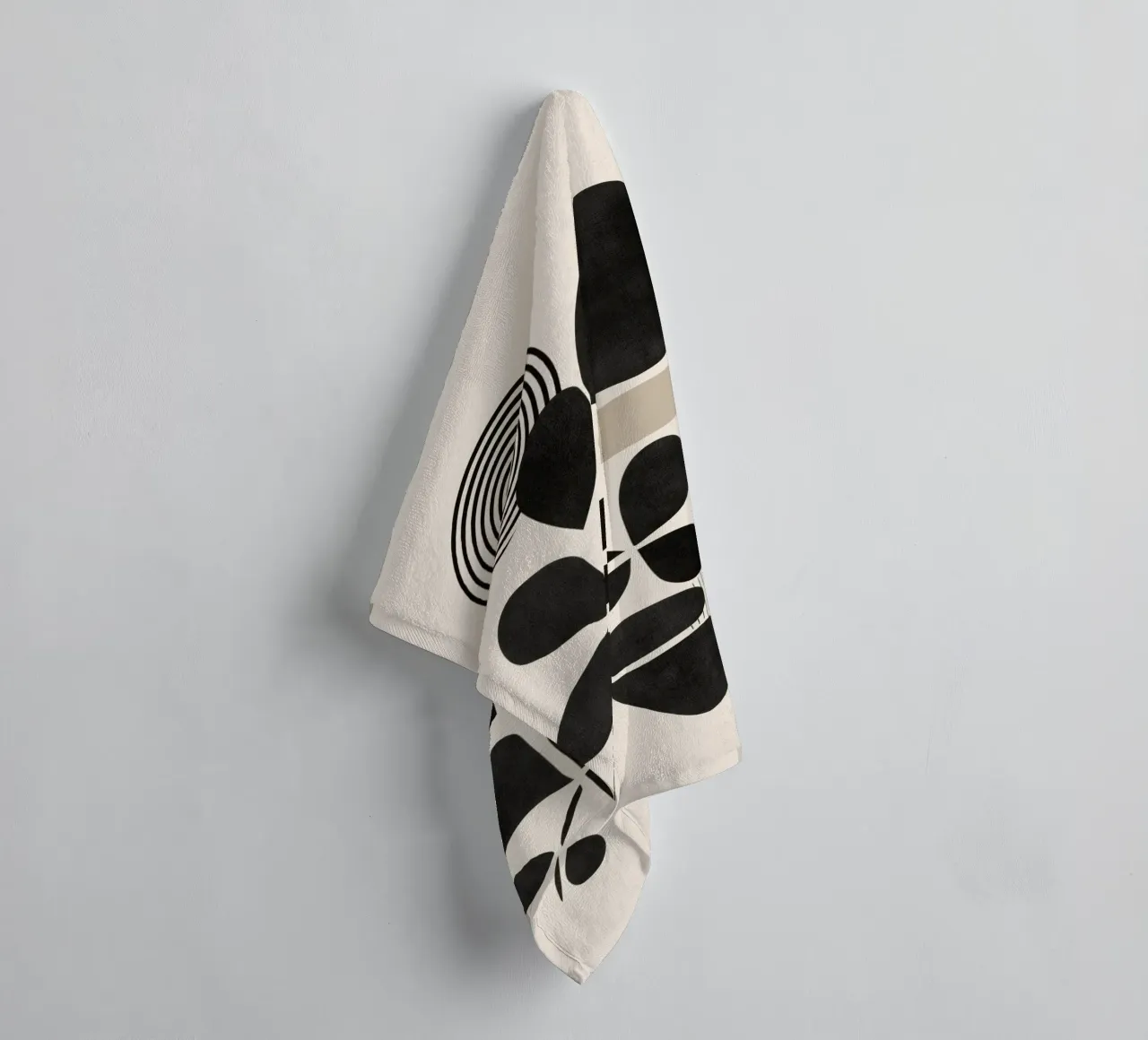 Modern Botanicals – Abstract Minimalist Shapes asciugamano da bagno da Nadjaa