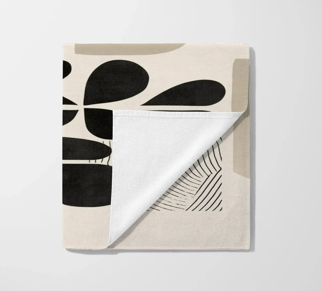 Modern Botanicals – Abstract Minimalist Shapes telo mare da Nadjaa