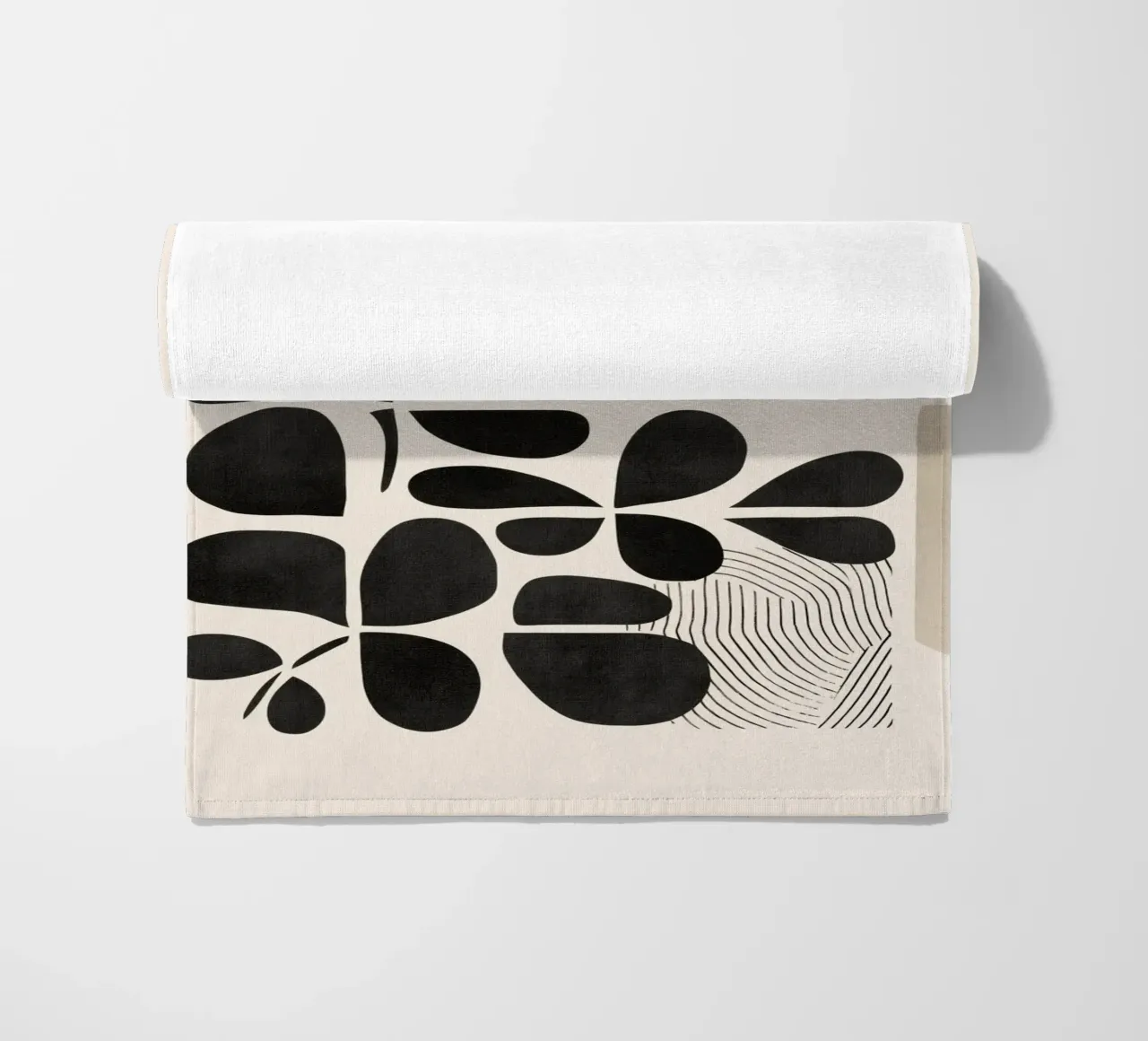 Modern Botanicals – Abstract Minimalist Shapes telo mare da Nadjaa