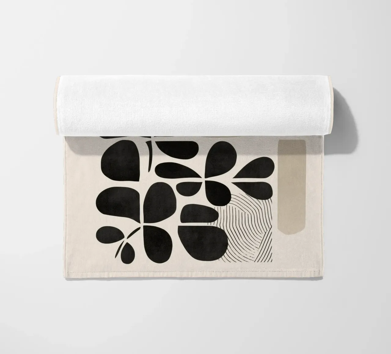 Modern Botanicals – Abstract Minimalist Shapes telo mare da Nadjaa