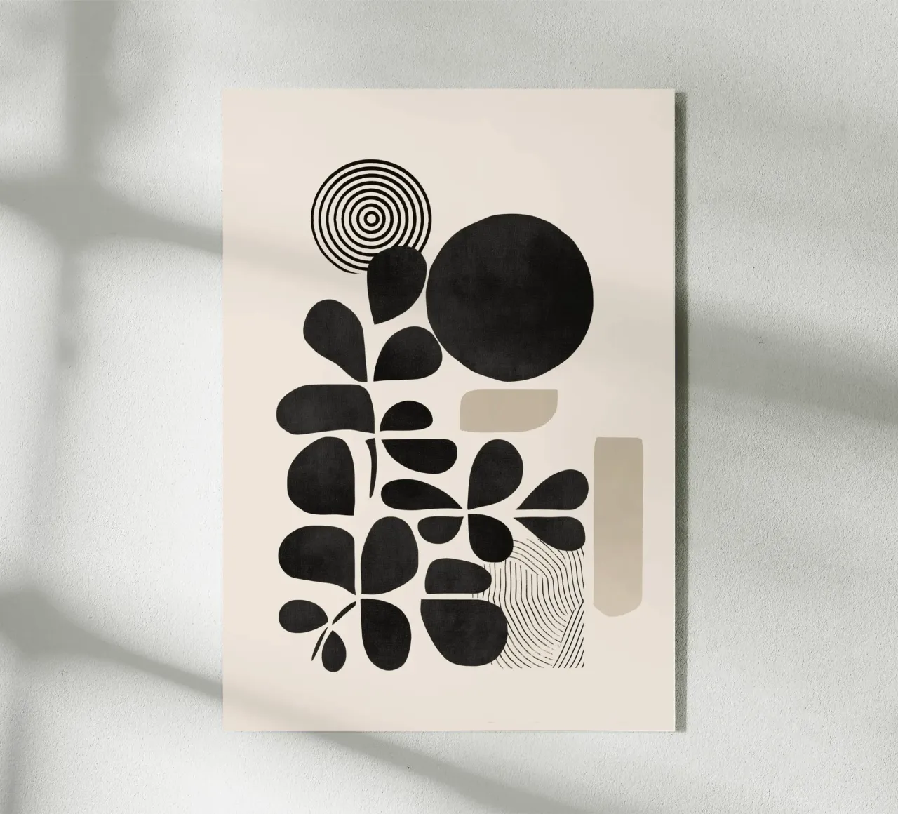 Modern Botanicals – Abstract Minimalist Shapes plexiglass da Nadjaa