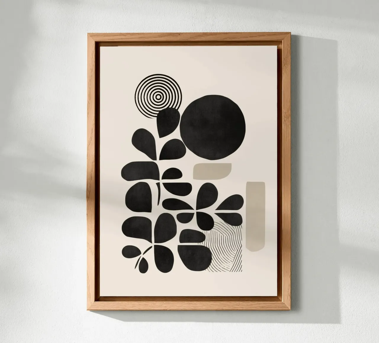 Modern Botanicals – Abstract Minimalist Shapes alluminio dibond da Nadjaa