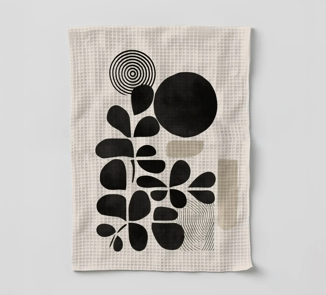 Modern Botanicals – Abstract Minimalist Shapes canovaccio da cucina da Nadjaa