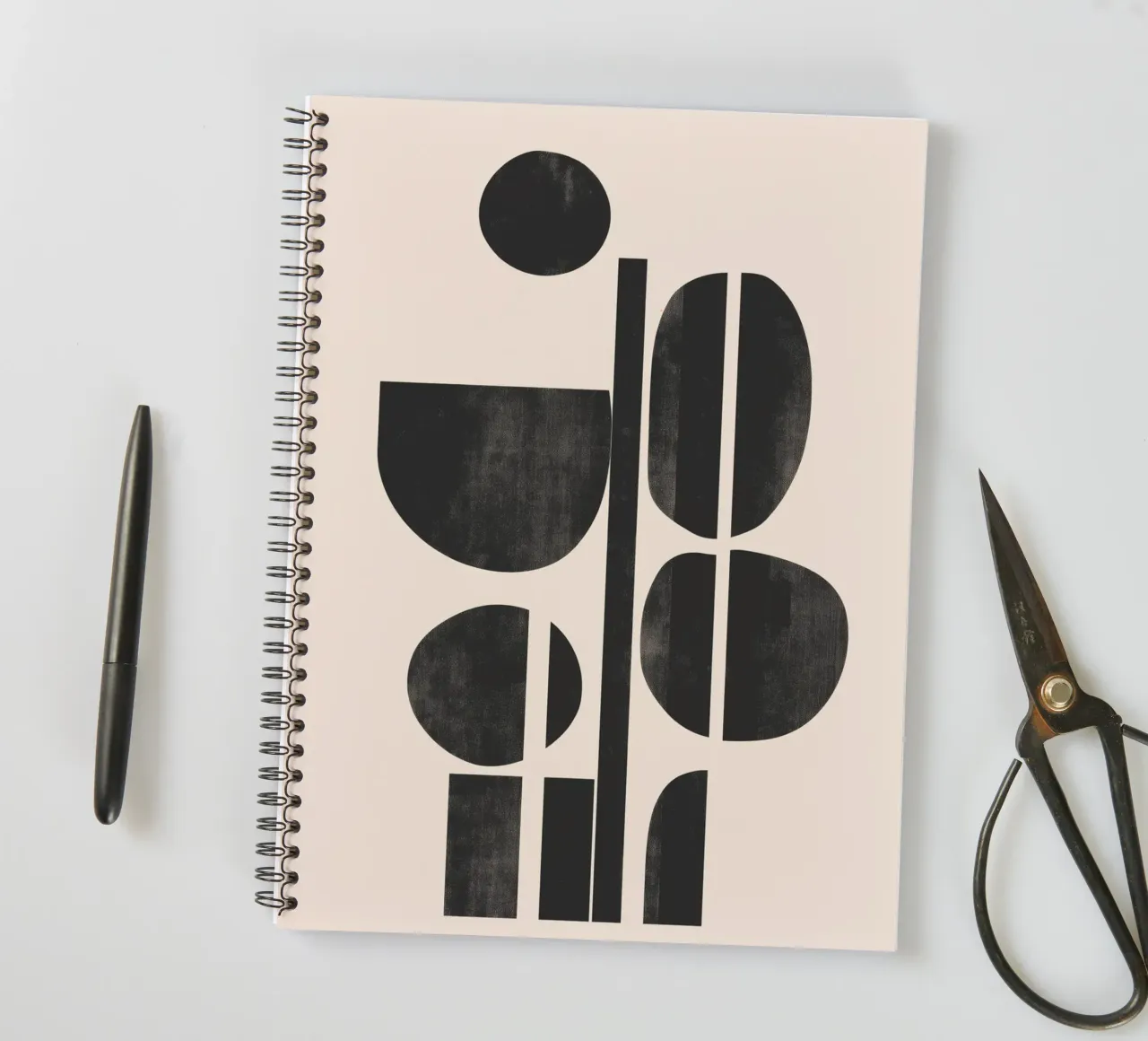 Modern Forms spiral notebook by Nadjaa
