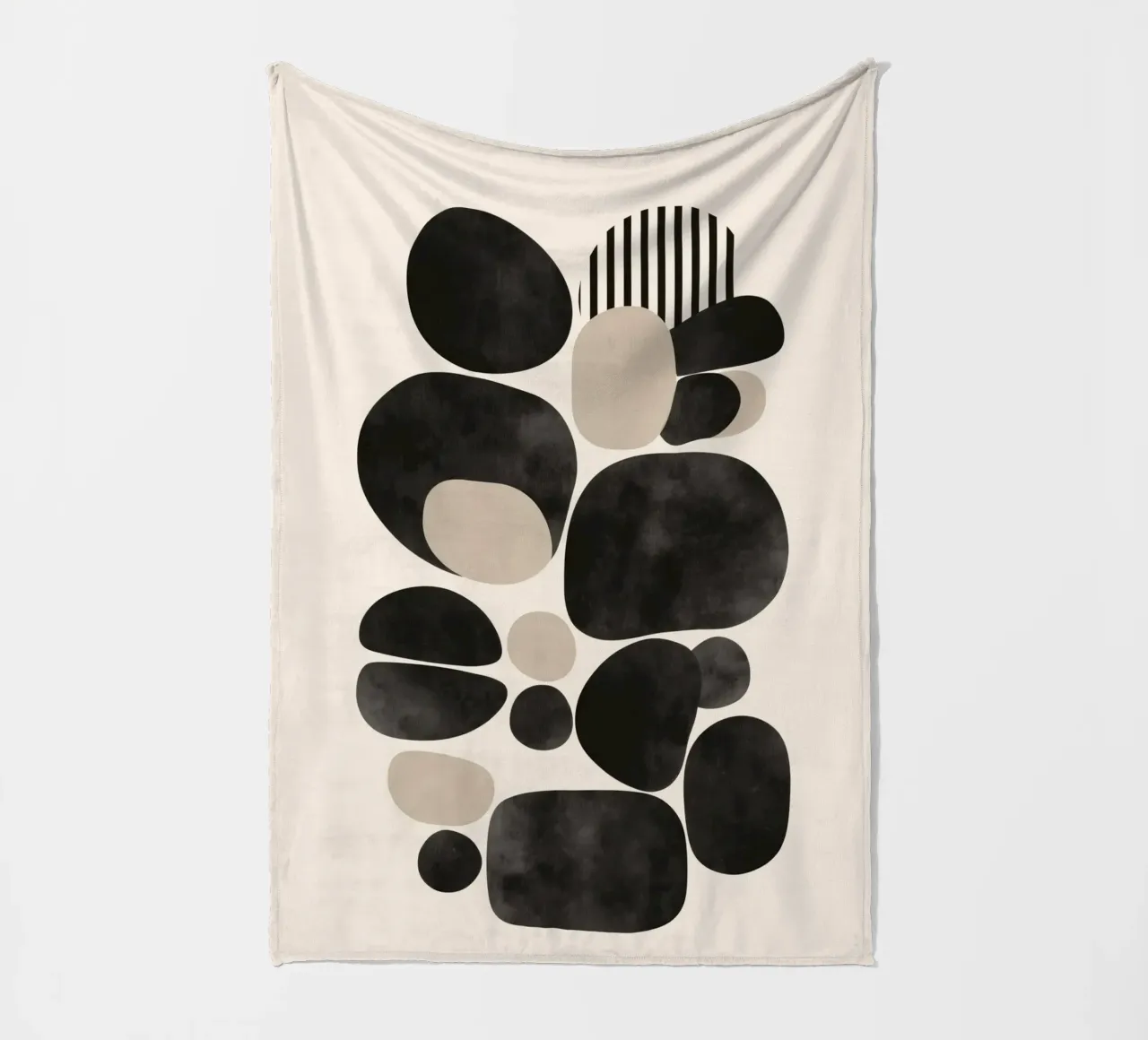 Pebble Form coperta in pile da Nadjaa