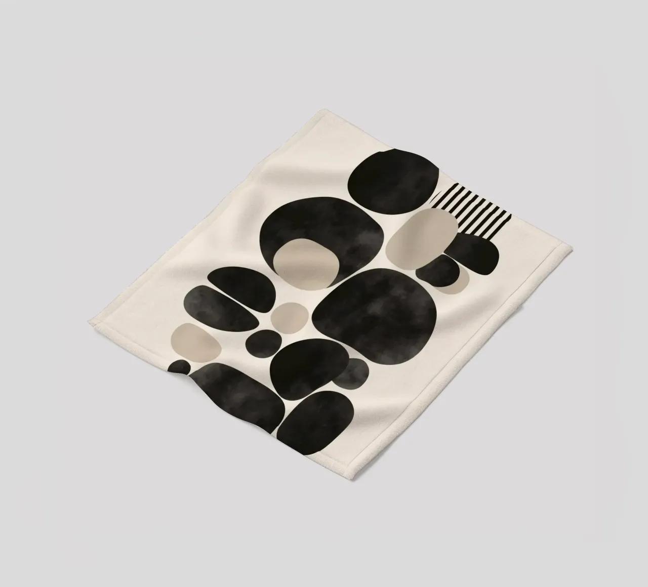 Pebble Form coperta in pile da Nadjaa