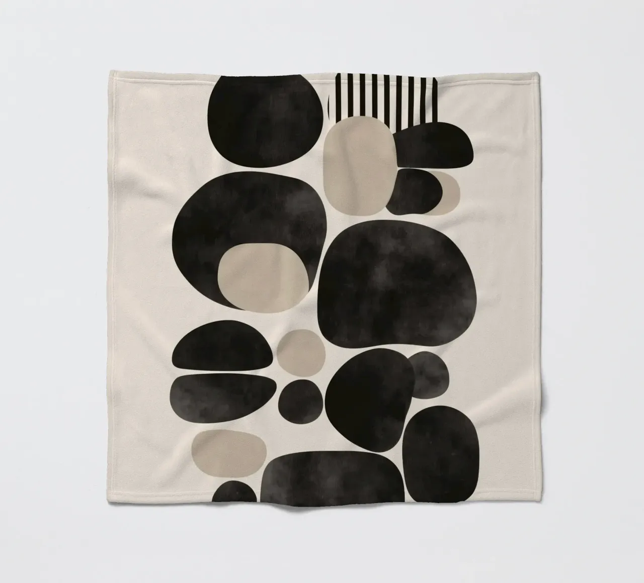 Pebble Form coperta in pile da Nadjaa