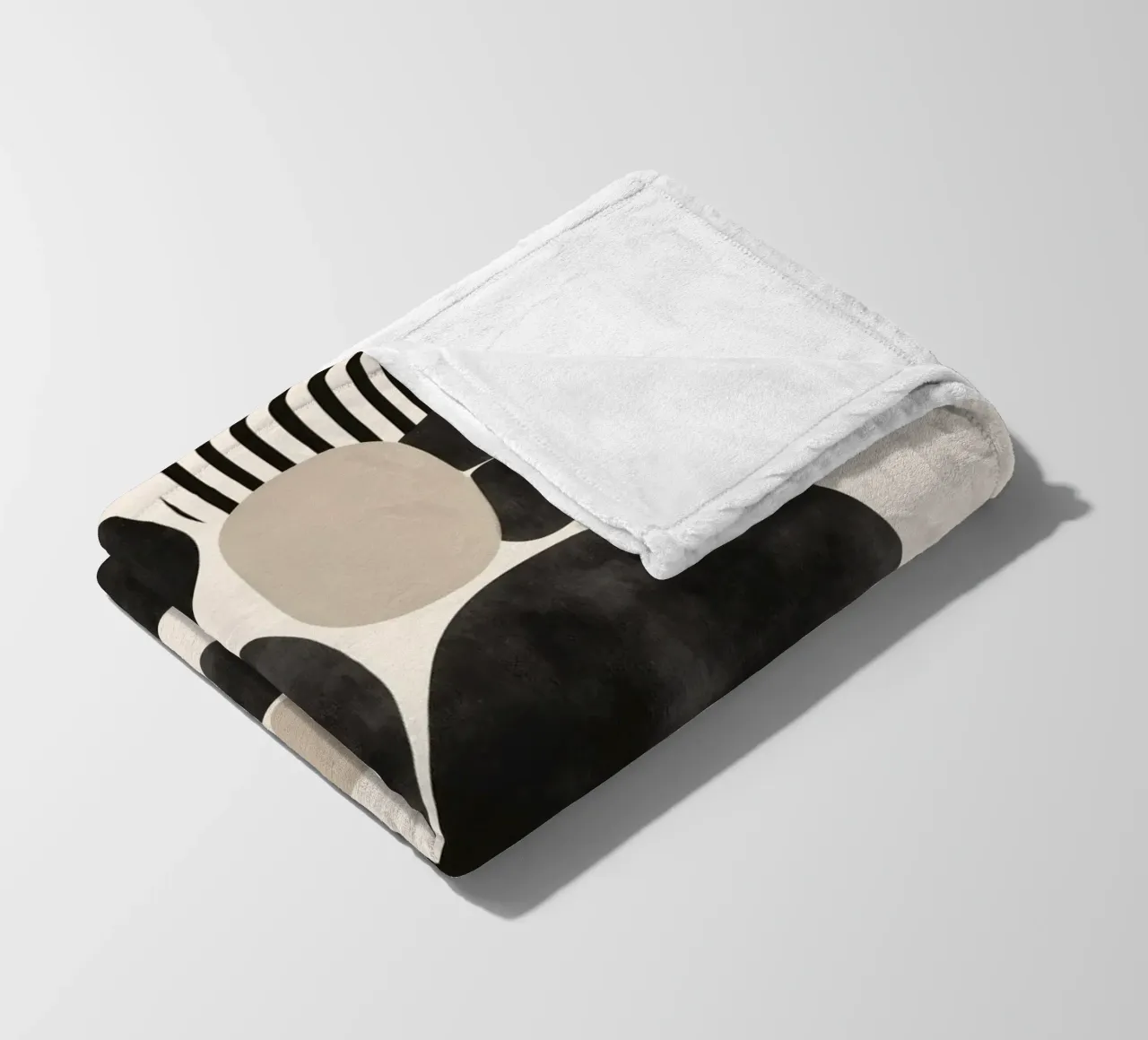 Pebble Form coperta in pile da Nadjaa