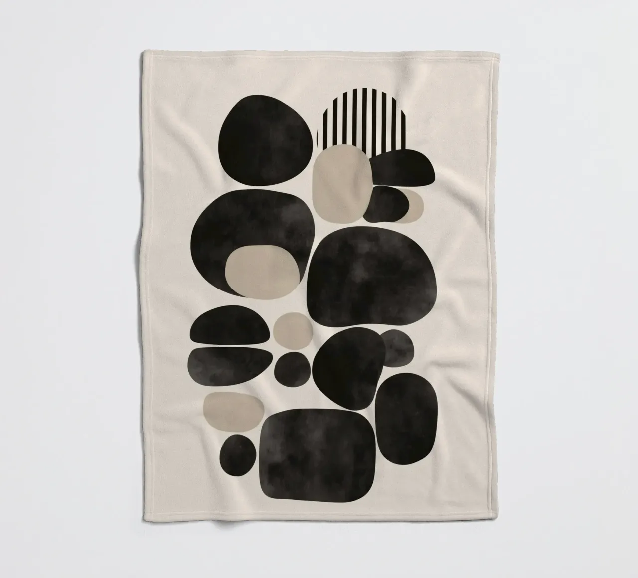 Pebble Form coperta in pile da Nadjaa