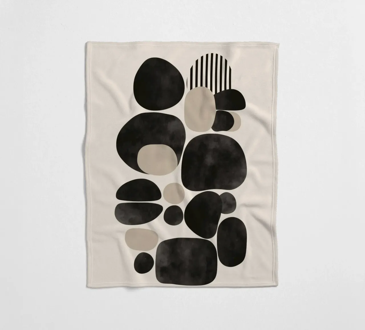 Pebble Form coperta in pile da Nadjaa